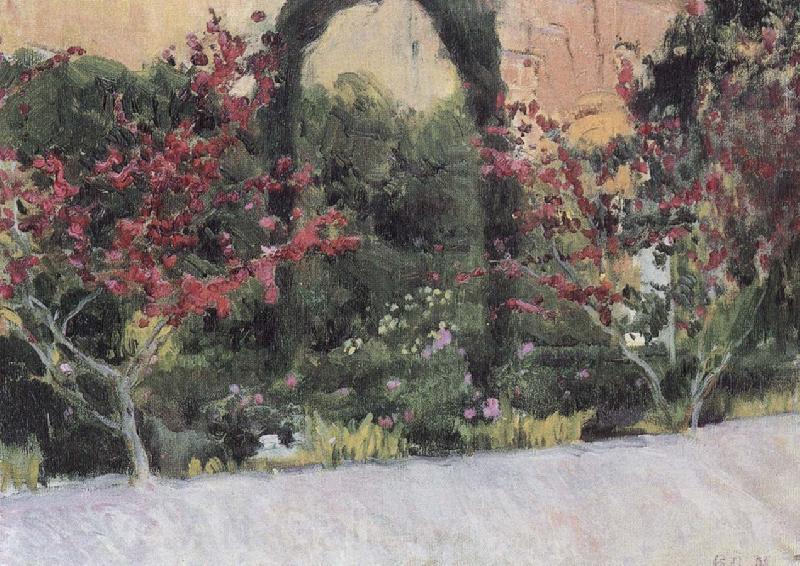 Joaquin Sorolla Sevilla Palace Garden Germany oil painting art